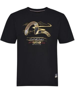 Evisu T-Shirts And Polos - Black