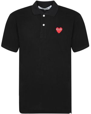 COMME DES GARÇONS PLAY T-Shirts - Black
