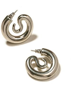 Panconesi Serpent Hoops Small Accessories - Metallic
