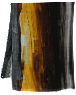 Faliero Sarti Rocio Wool And Cashmere Stole - Black