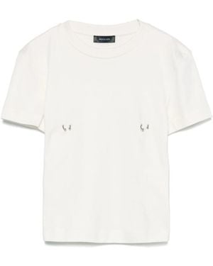 Mugler T-Shirts - White