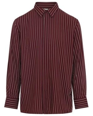 Saint Laurent Viscose Shirt - Purple