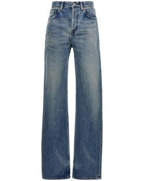 Saint Laurent Straight Jeans - Blue