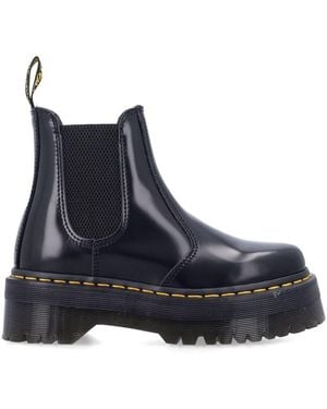 Dr. Martens 2976 Beatle Quad Boots - Blue