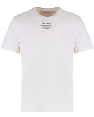 Golden Goose Cotton Crew-Neck T-Shirt - White