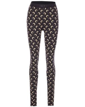 Marine Serre Pants - Black