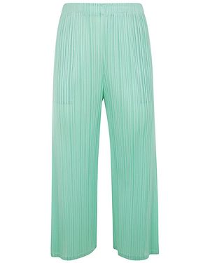 Pleats Please Issey Miyake Monthly Colours March Trousers - Green