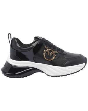スニーカー PINKO FW25 Pinko Sneakers Black (SS0041 P087Z99) Pinko Women's Sneakers with Platform and Omonogram Insert