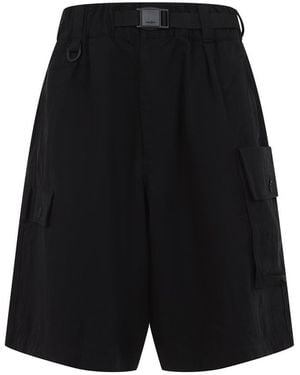 Y-3 Lightweight Bermudas With Cargo Pockets - Black