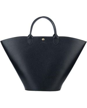 Longchamp Épure Xl Smooth Leather Tote Bag - Blue