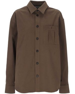 Ferragamo Shirts - Brown