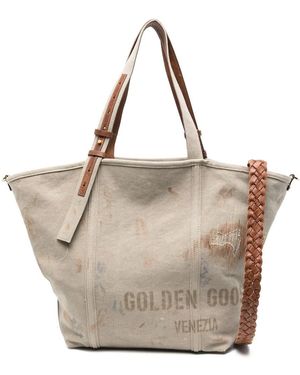 トートバッグ GOLDEN  '24.7' shopping bag Gray Golden Goose Shopping 24 7 in Gray | Lyst