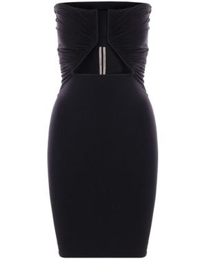 Rick Owens Prong Mini Dress - Black