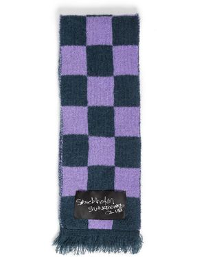 Stockholm Surfboard Club Wool Scarves - Blue