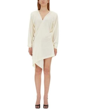 The Attico Hurely Mini Dress - Natural