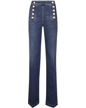 Elisabetta Franchi Trousers - Blue