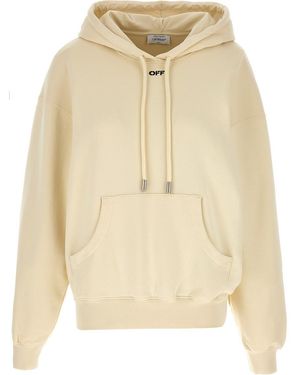 Off-White c/o Virgil Abloh 'Cloud Arrow' Hoodie - Natural