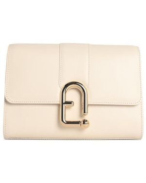 Furla 'Urban S' Cream Leather Crossbody Bag - Natural