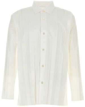 Homme Plissé Issey Miyake Shirts - White