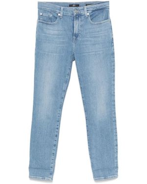 7 For All Mankind Relaxed Skinny Bloom Jeans Clothing - Blue