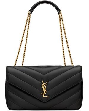 Saint Laurent Borsa "Loulou" Medium - Black