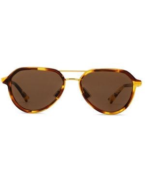 Bottega Veneta Sunglasses - Brown