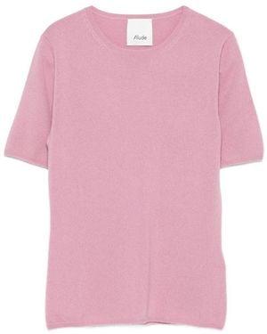 Allude T-shirts And Polos - Pink