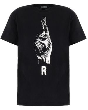 Raf Simons Cotton T-Shirt - Black