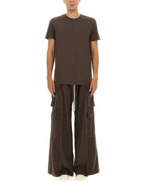Rick Owens "Level T" T-Shirt - Brown