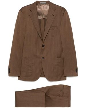 Corneliani Virgin Wool Suit - Brown