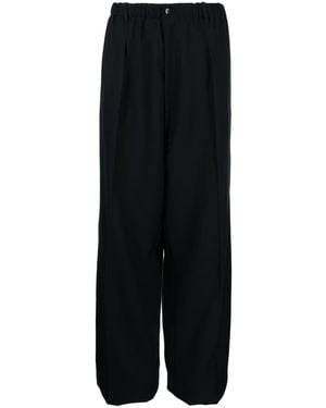 Random Identities Worker Low Crotch Trousers Clothing - Black