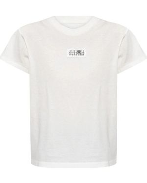 MM6 by Maison Martin Margiela T-shirts And Polos - White