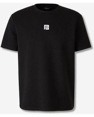 Balmain Round Neck T-shirt - Black