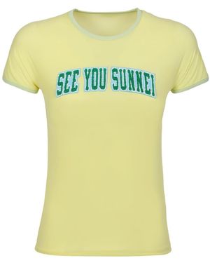 Sunnei T-Shirts - Yellow
