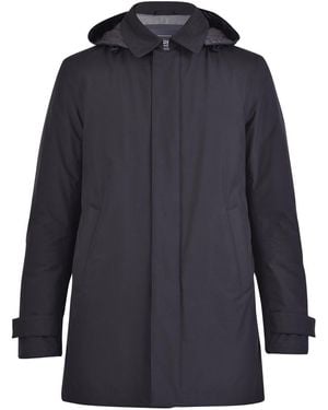 Herno Three-Quarter Coats - Blue