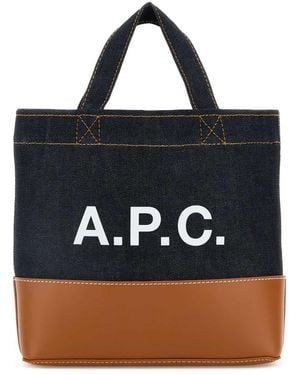 【関税&送料込】A.P.C. Caramel Synthetic Leather Shopping Ba A.P.C. Caramel Synthetic Leather Shopping Bag in Brown | Lyst
