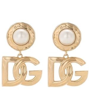 Dolce & Gabbana Earring With Pendant - Natural