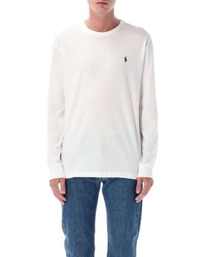 Polo Ralph Lauren Classic Fit Jersey Long-Sleeve T-Shirt - White