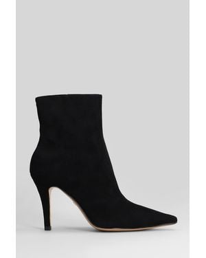 Lola Cruz High Heels Ankle Boots - Black
