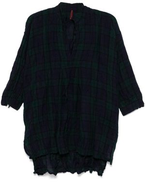 Daniela Gregis Wool Overszied Shirt - Blue