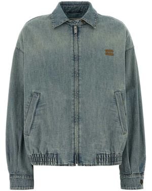 Miu Miu Denim Jacket - Green