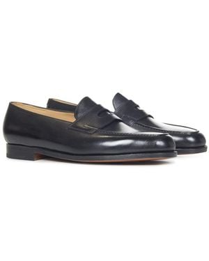 John Lobb Lopez Loafers - White