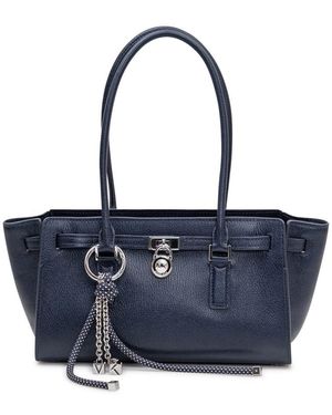 Michael Kors Sm Ew Shoulder Tote - Blue