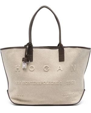Hogan Tote Bags - Natural