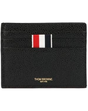 Thom Browne Logo Card Holder - Black