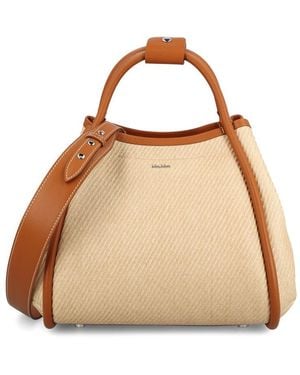 【Max Mara】Drummedmarines スモールマリンバッグ☆3color Max Mara DRUMMEDMARINES Small leather Marine bag | REVERSIBLE
