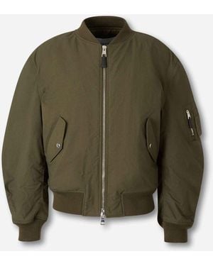 Givenchy Bomber Couture Seam Jacket - Green