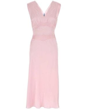 Prada Satin Dress - Pink
