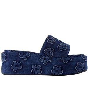 Marc Jacobs The Platform Sandals - Blue