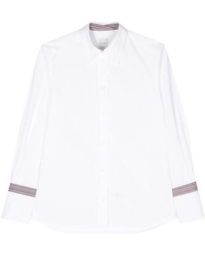 Paul Smith Long-sleeved Cotton Shirt - White